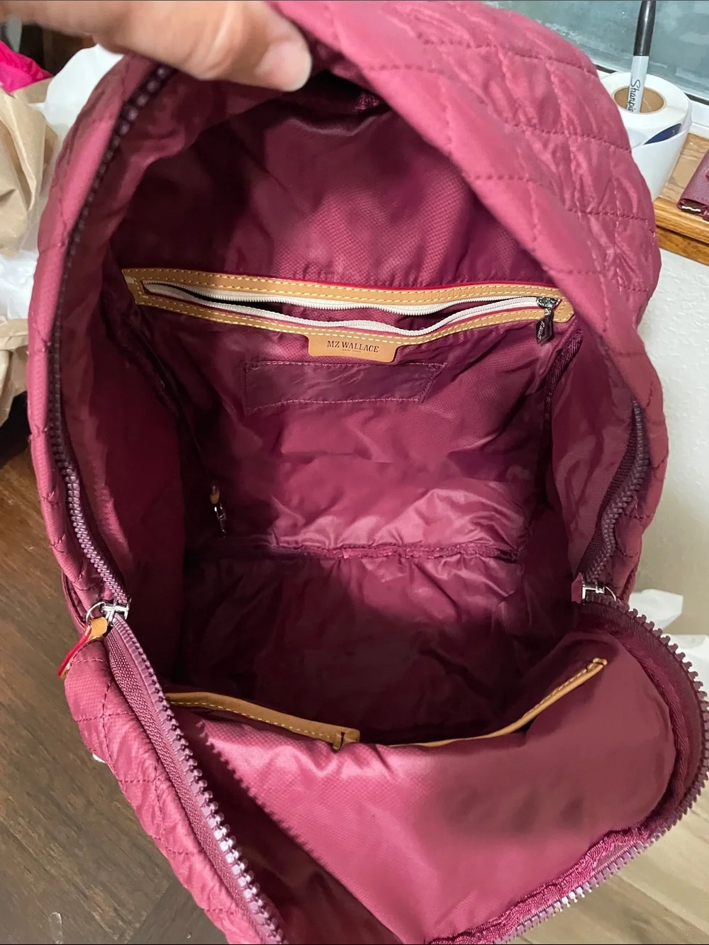 MZ Wallace lightweight quilted